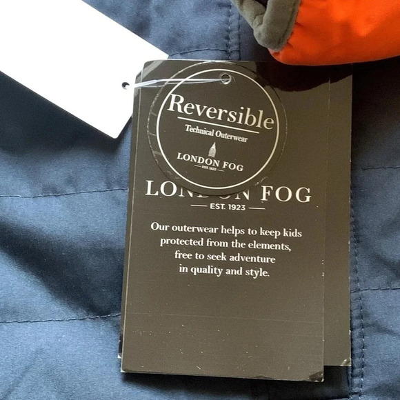 LONDON FOG Kids Reversible Jacket Size Large NWT - Picture 10 of 11